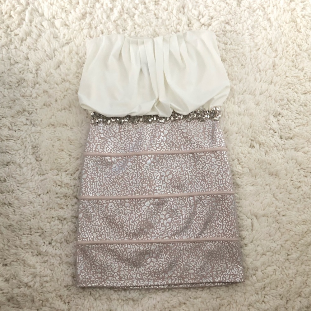 Strapless, Short, Homecoming or Cocktail dress